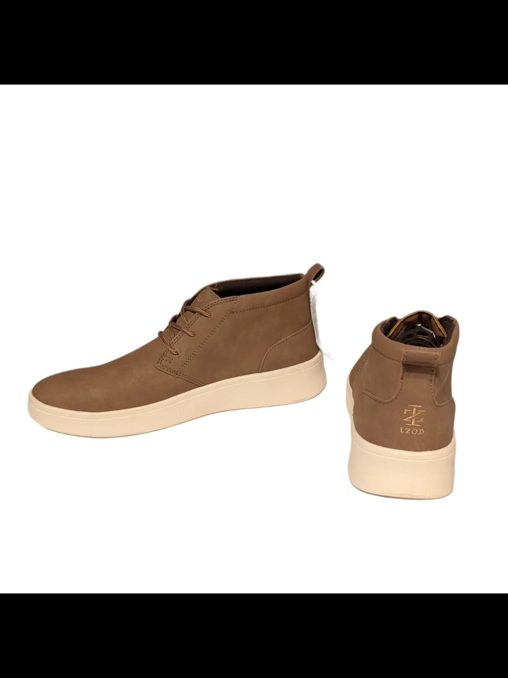IZOD Palmer Chukka Boots Mens 8M Brown Memory Foam Lace Up Casual Shoes 1815298